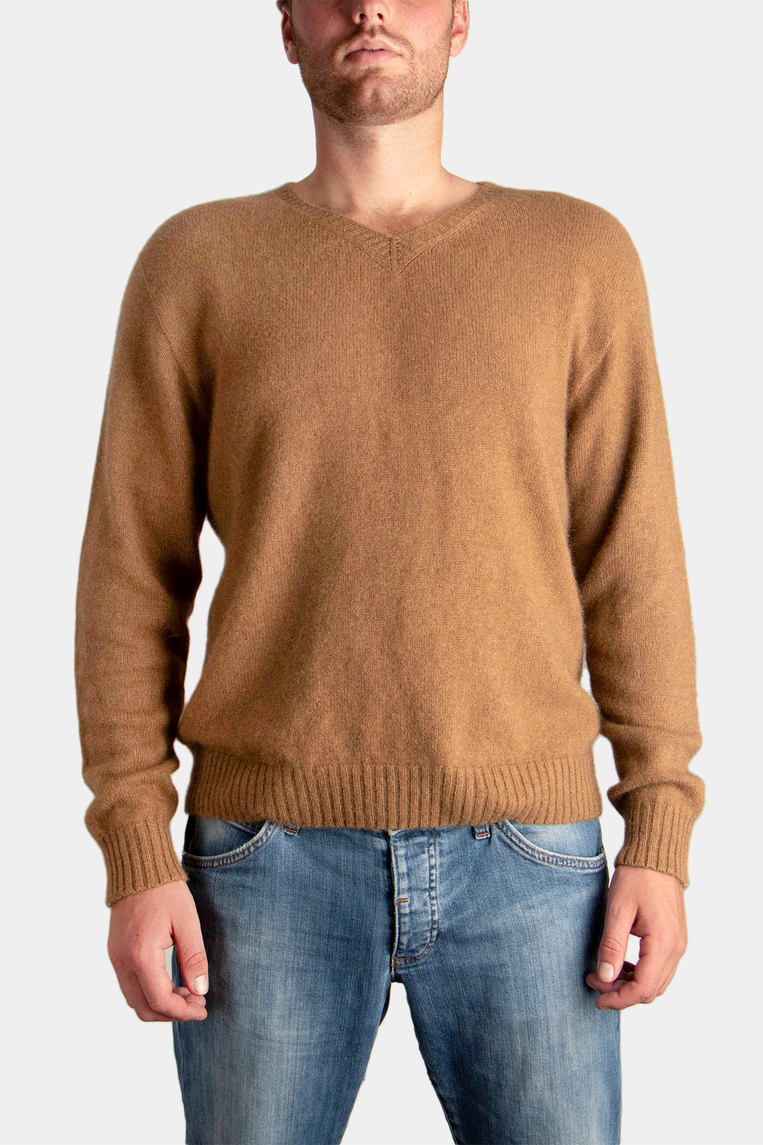 Mens Cirrus Vee Neck Sweater