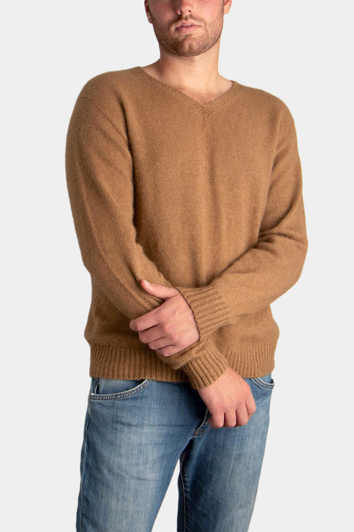 Mens Cirrus Vee Neck Sweater