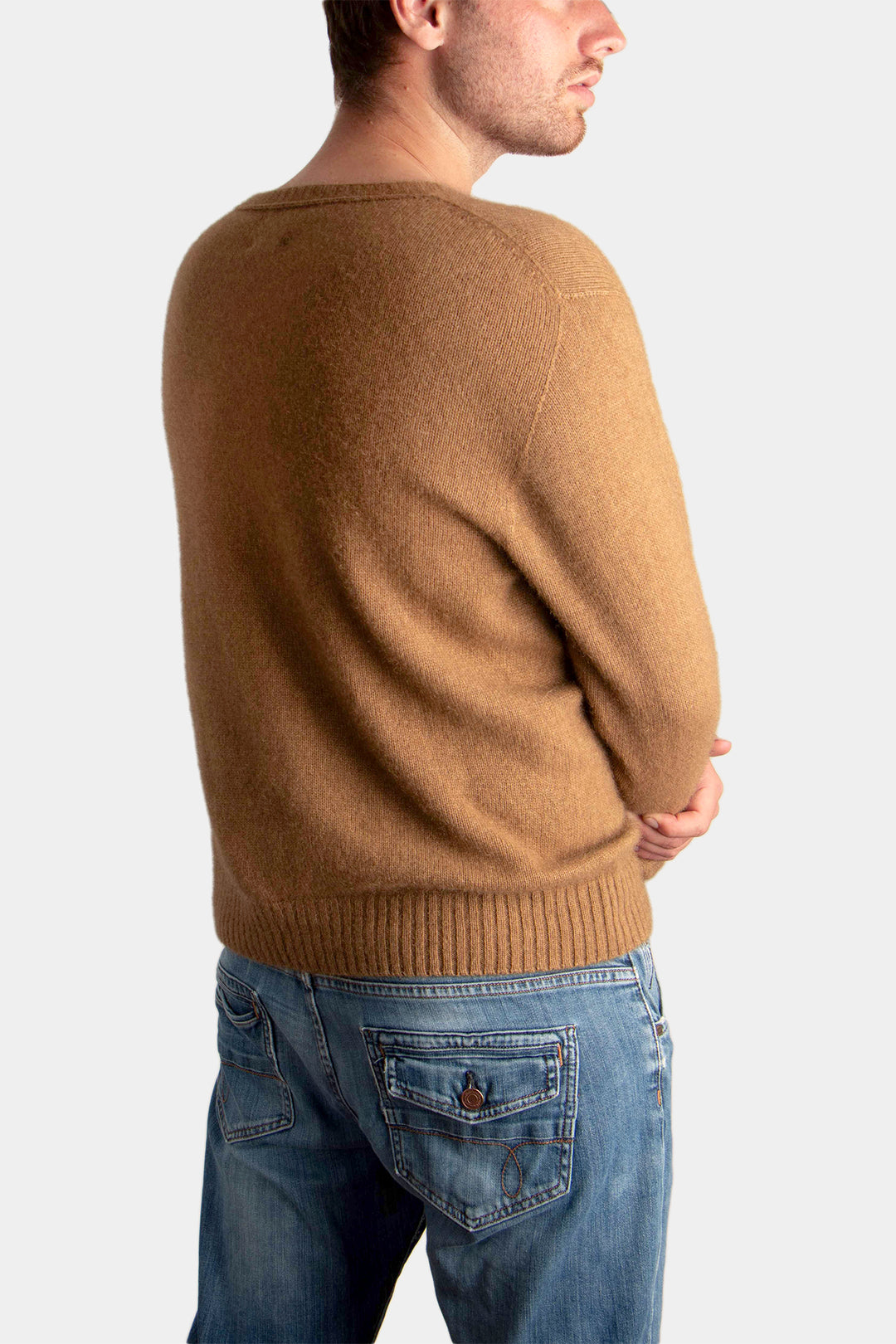 Mens Cirrus Vee Neck Sweater