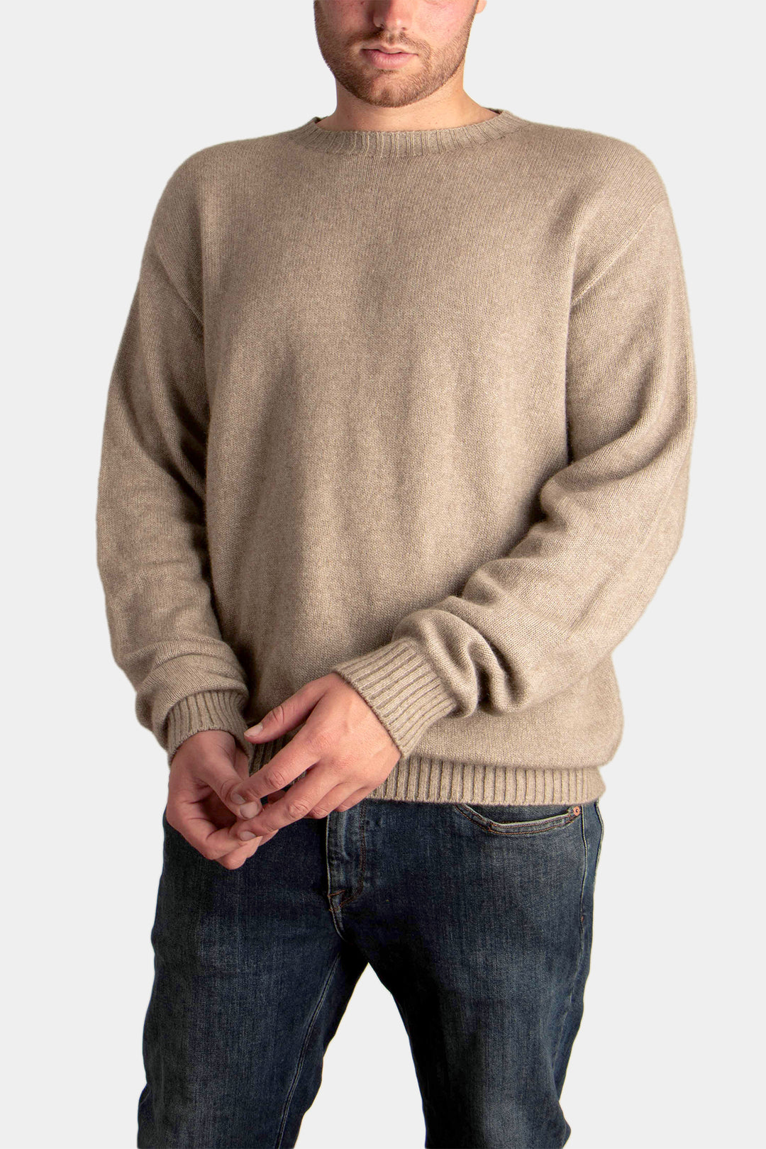 Mens Cirrus Round Neck Sweater