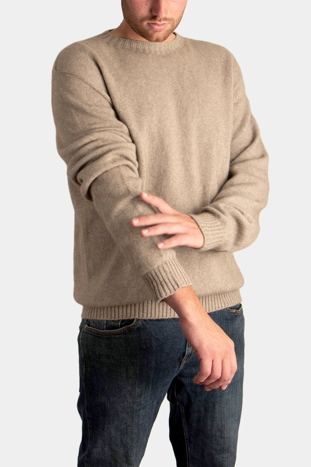 Mens Cirrus Round Neck Sweater