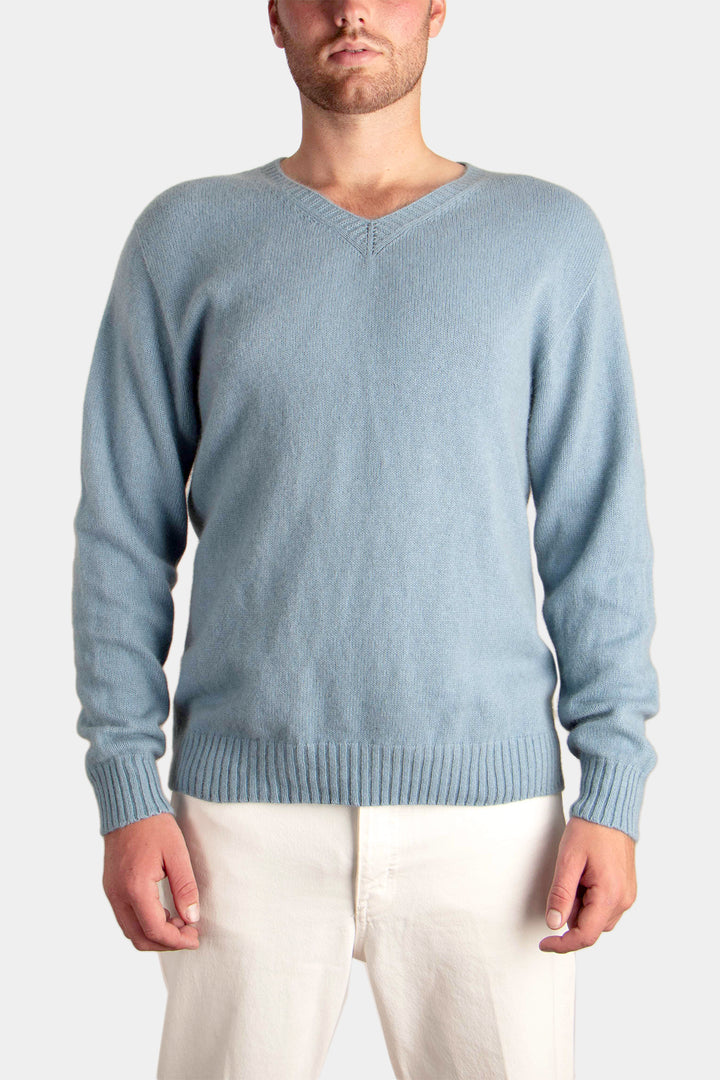 Mens Cirrus Vee Neck Sweater