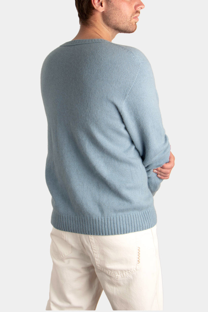 Mens Cirrus Vee Neck Sweater