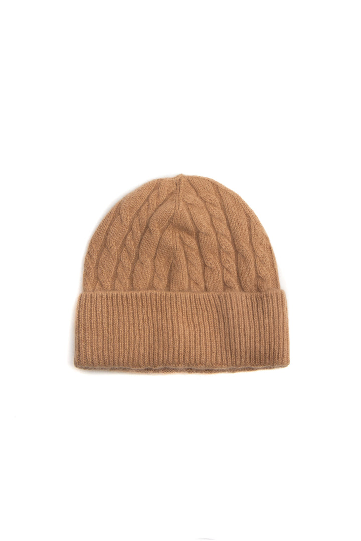 Cashmere Cable Beanie
