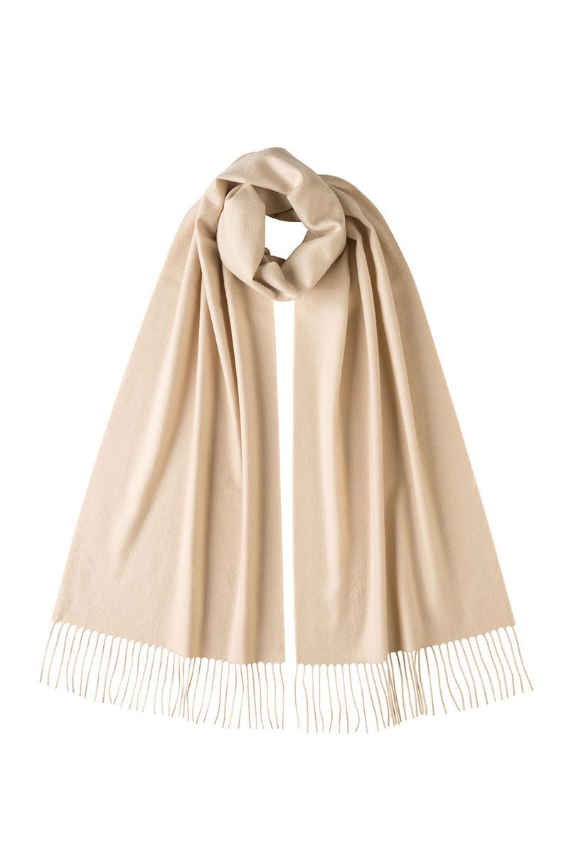 Cashmere Large Plain Scarf