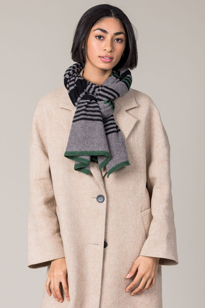 Cashmere 3 Stripe Scarf