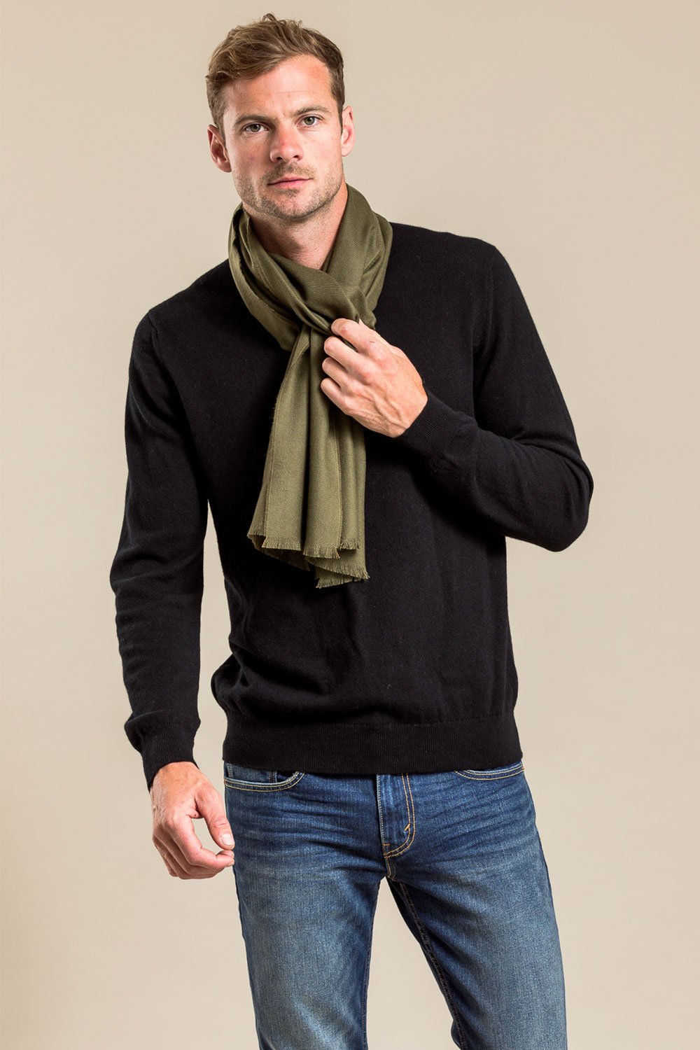 Merino Plain Scarf